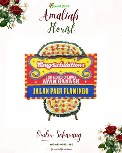 Bunga Papan Congratulation di Pasarean